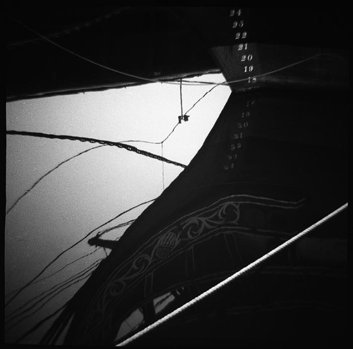 diana camera - black and white photo