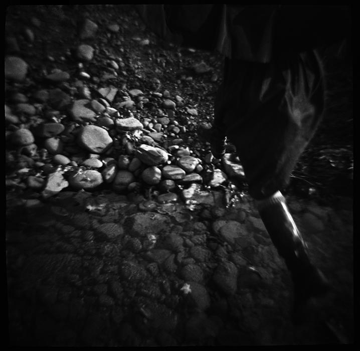 diana camera - black and white photo