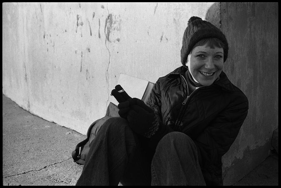 friends - black and white photo