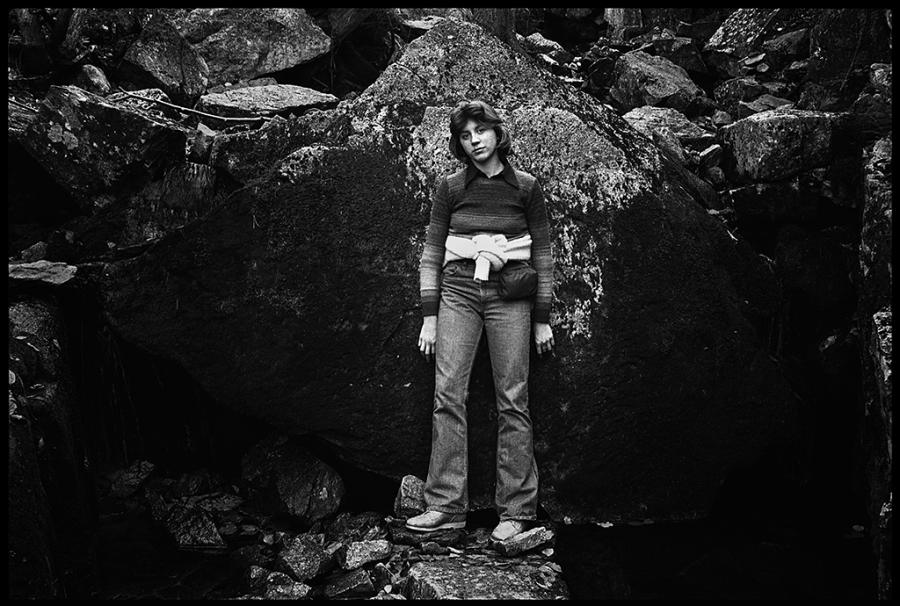friends - black and white photo