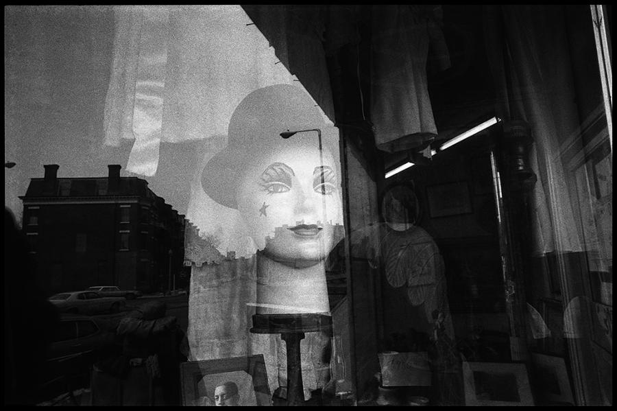 street scenes - black and white photo