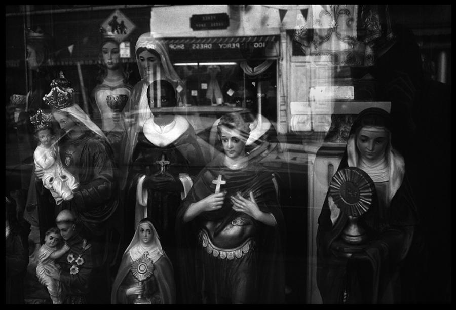 street scenes - black and white photo