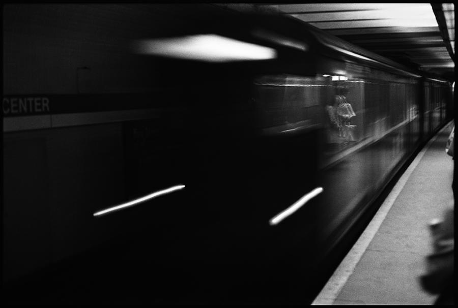 street scenes - black and white photo