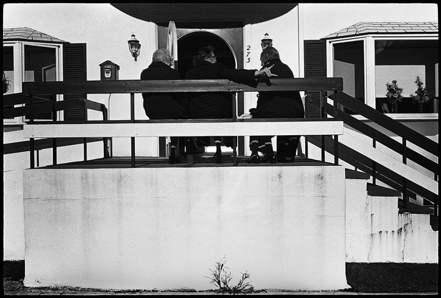street scenes - black and white photo