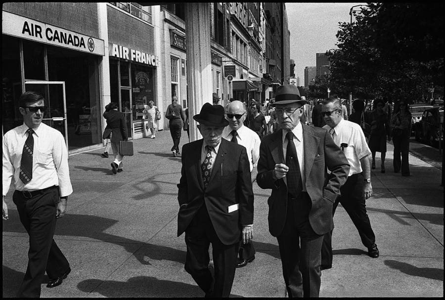 street scenes - black and white photo