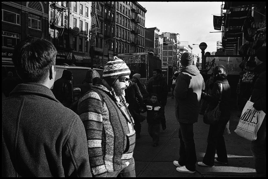 canal street - black and white photo