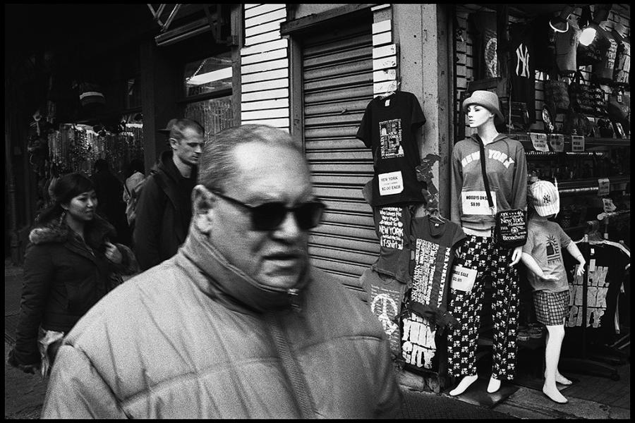 canal street - black and white photo