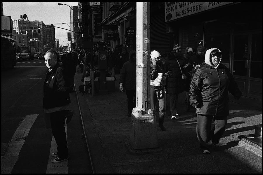canal street - black and white photo