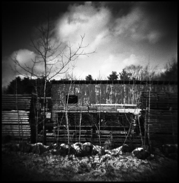 landscapes - black and white photo