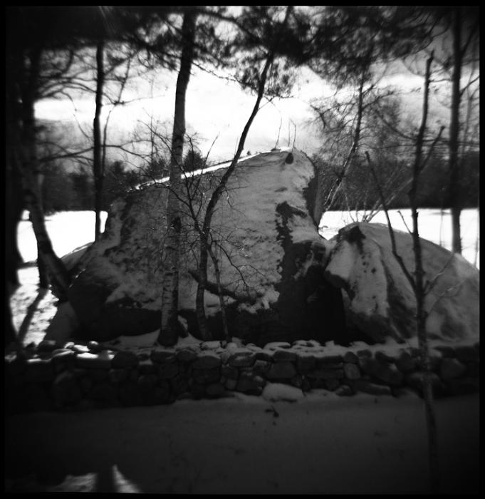 landscapes - black and white photo