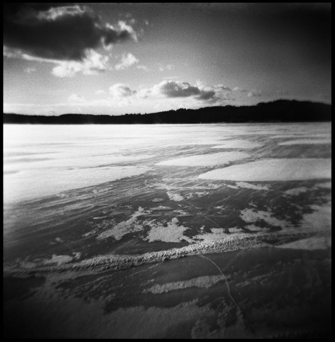 landscapes - black and white photo