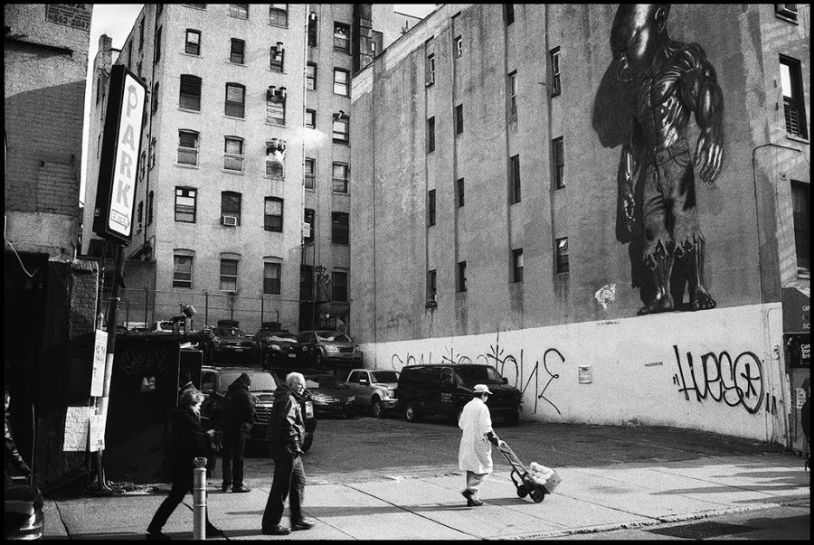 nolita - black and white photo