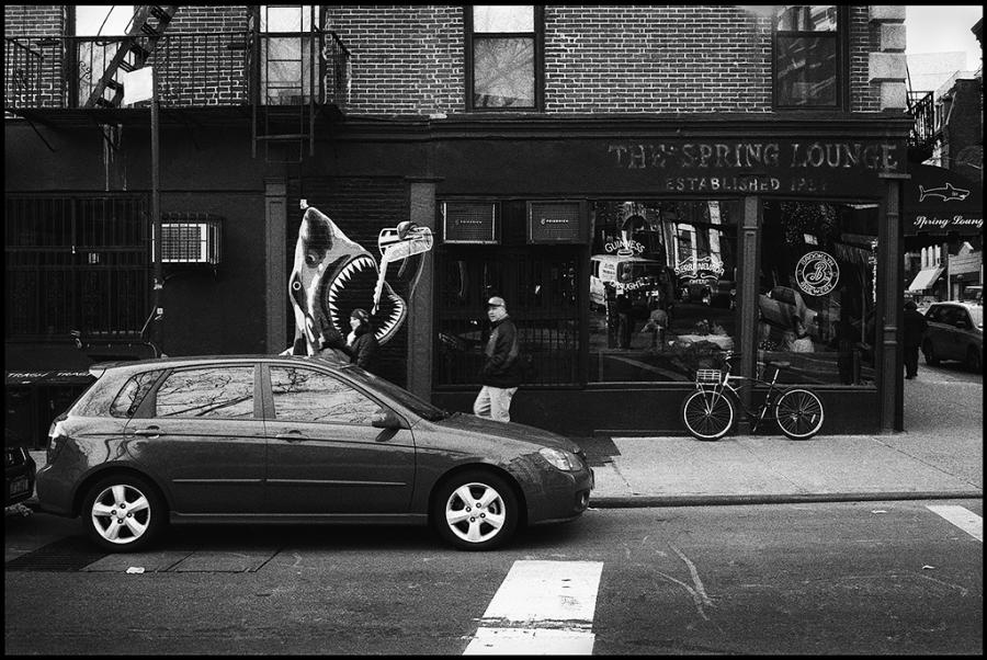 nolita - black and white photo