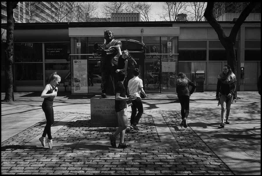 west village - black and white photo