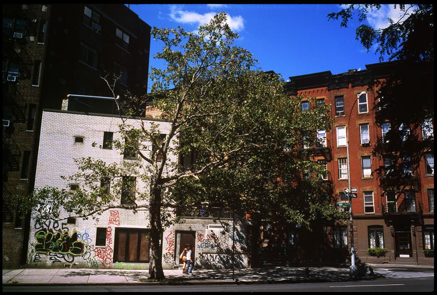 west village - black and white photo