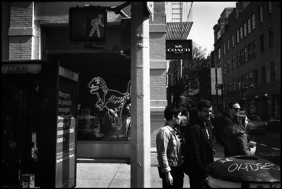 nolita - black and white photo