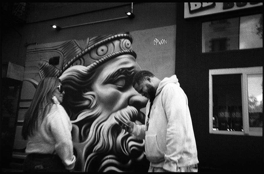 nolita - black and white photo
