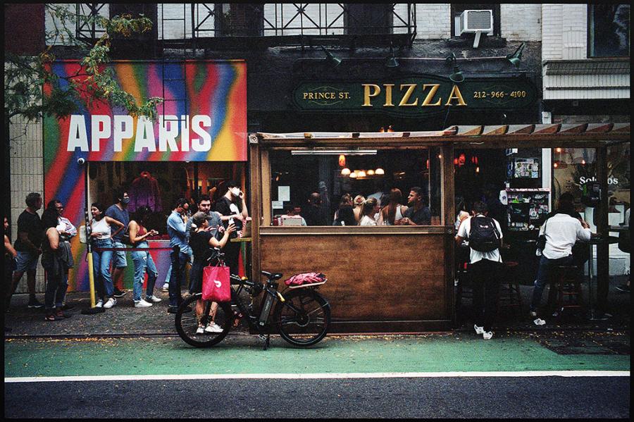 nolita - black and white photo