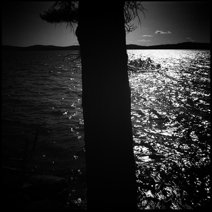 landscapes - black and white photo
