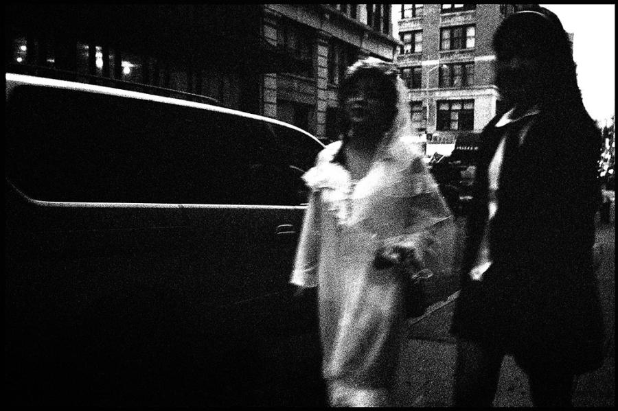 on the hudson - black and white photo