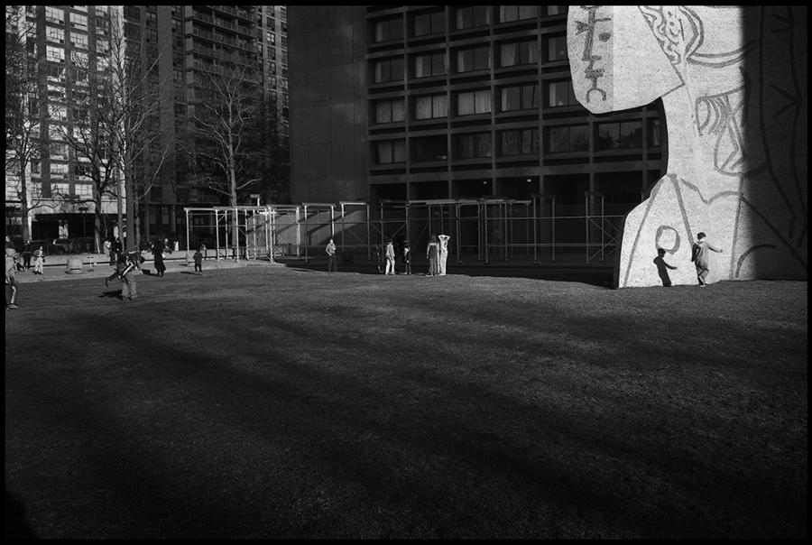 west village - black and white photo