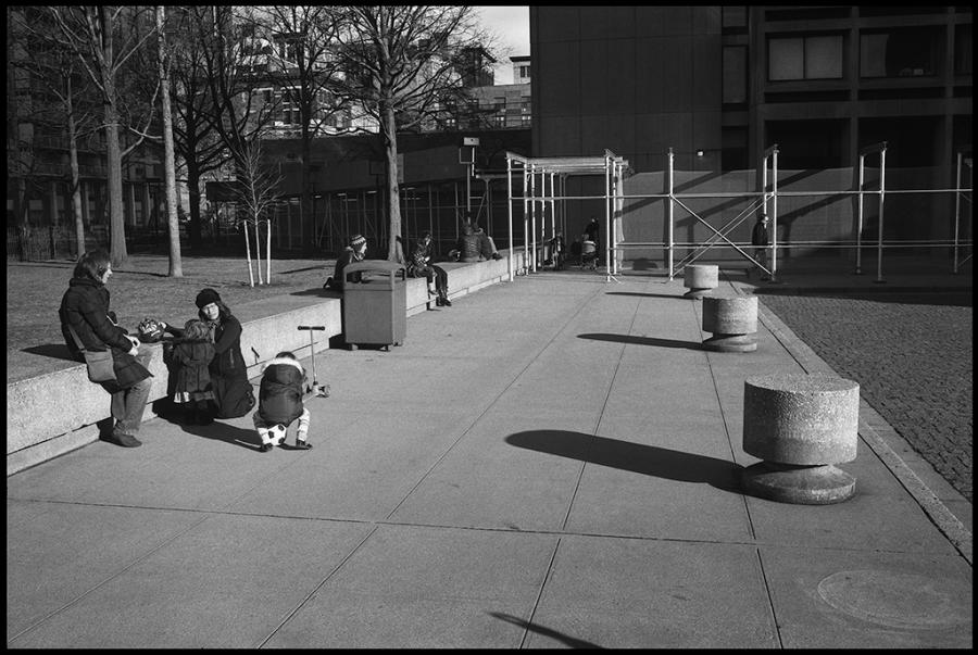 west village - black and white photo