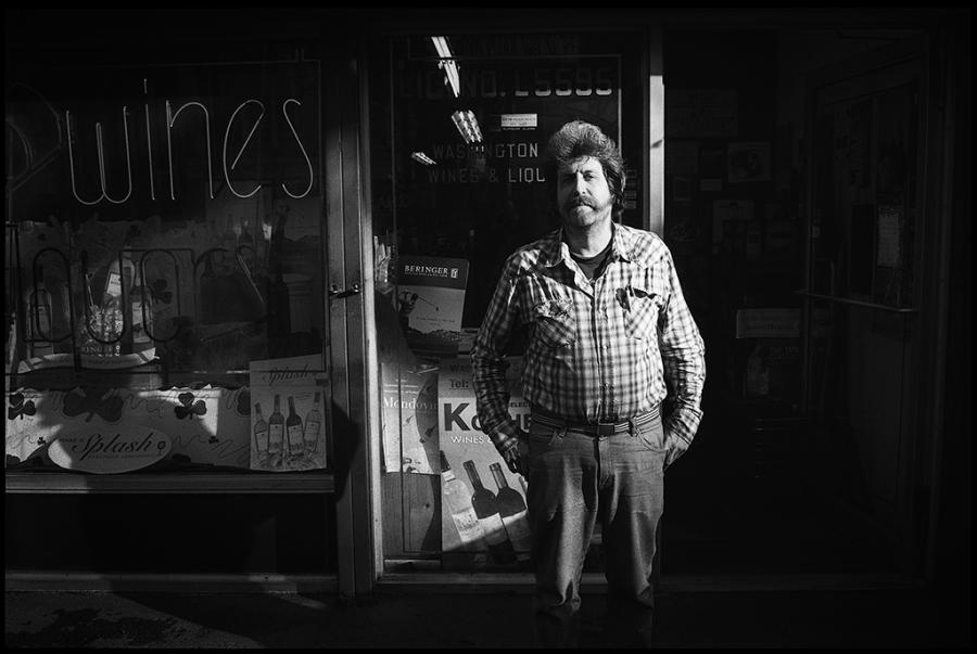 west village - black and white photo