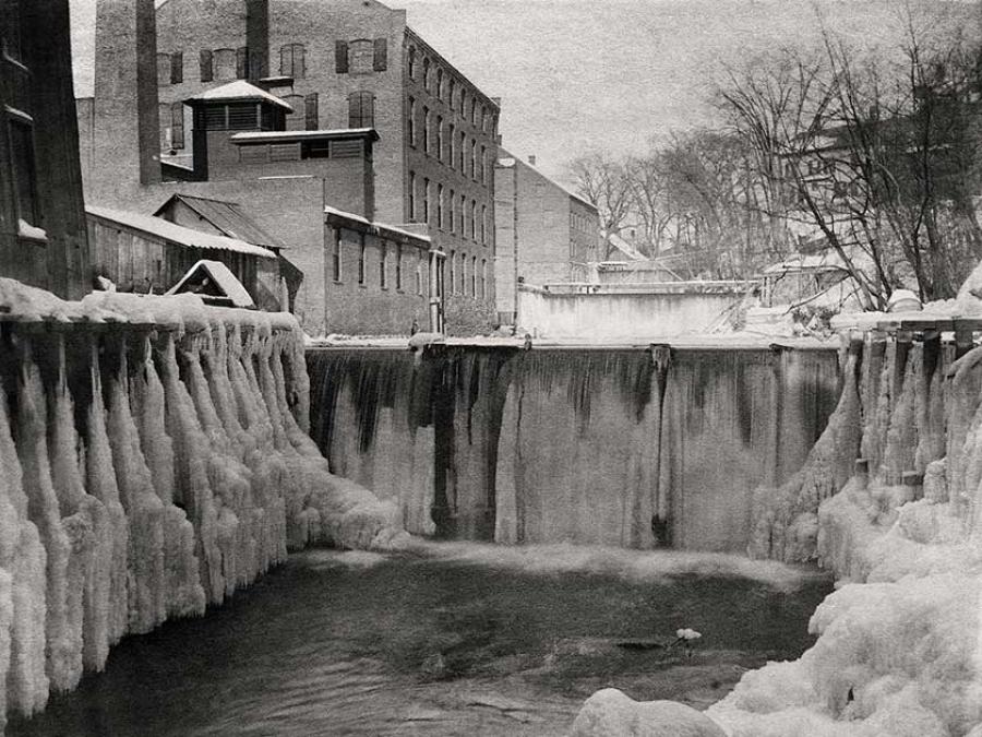 turn of the century - black and white photo