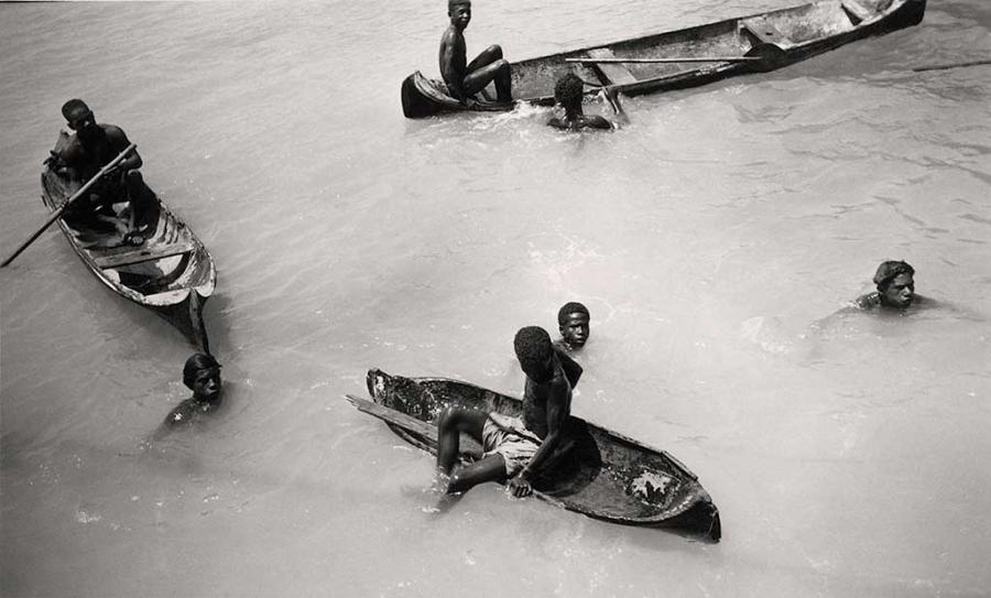 carribean cruise - black and white photo