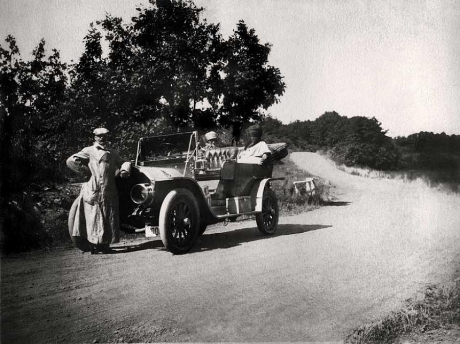 automobiles - black and white photo