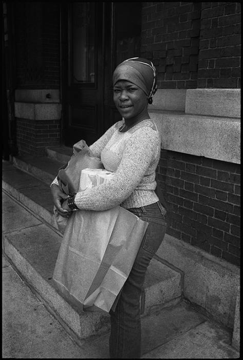 street portraits - black and white photo