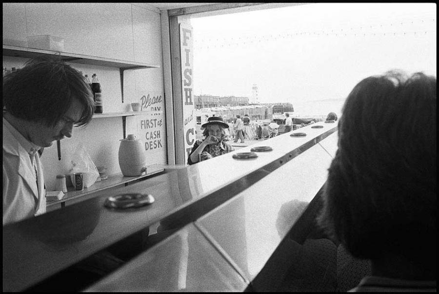 england - black and white photo
