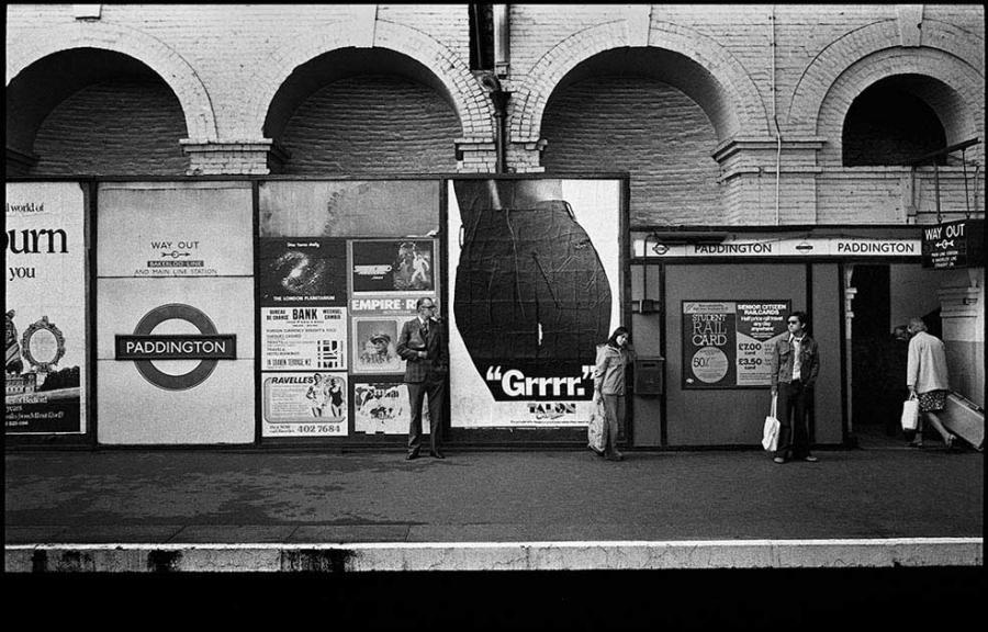 england - black and white photo