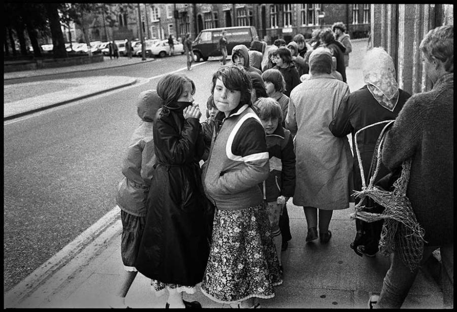 england - black and white photo