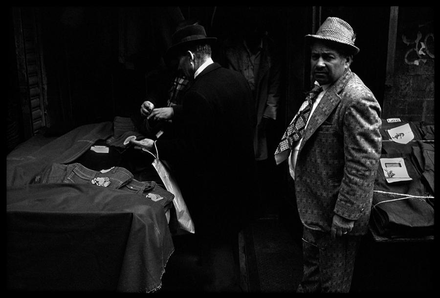 orchard street - black and white photo