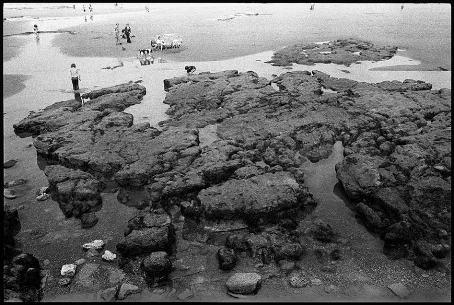england - black and white photo