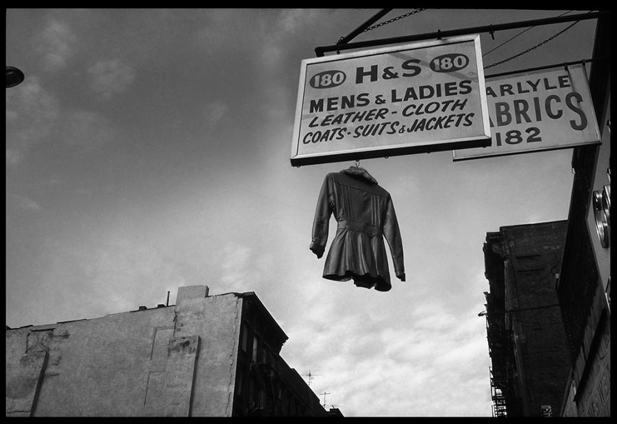 orchard street - black and white photo