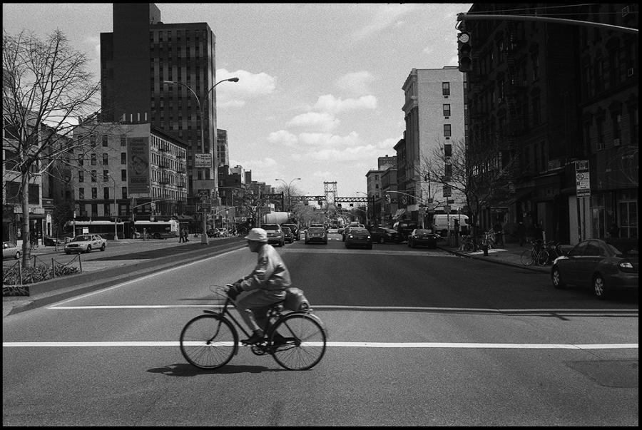lower east side - black and white photo
