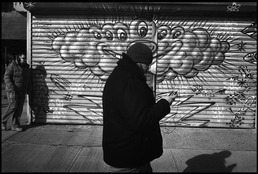 lower east side - black and white photo