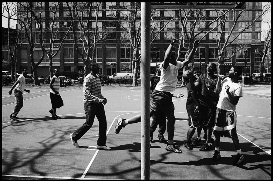 lower east side - black and white photo