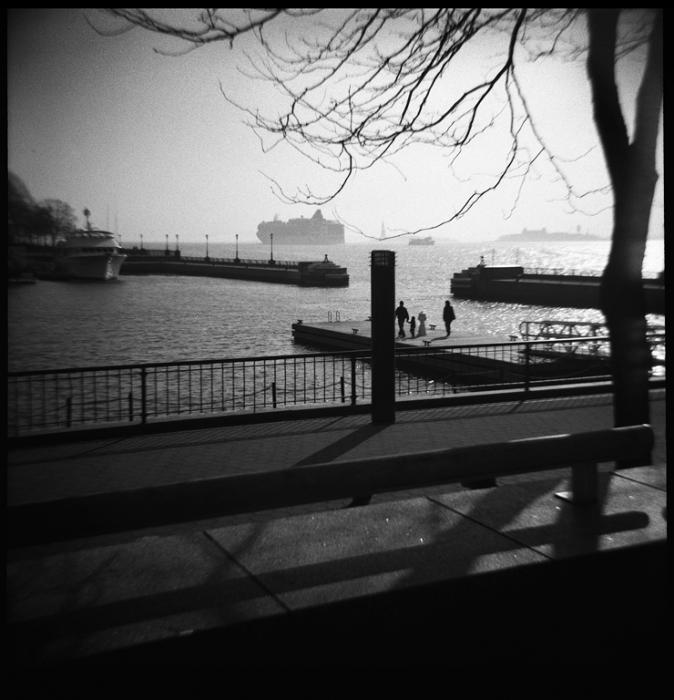 cityscapes - black and white photo
