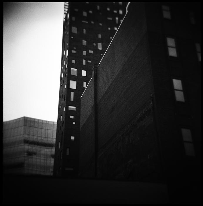 cityscapes - black and white photo