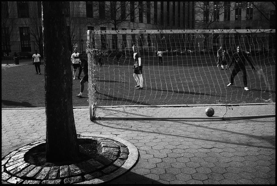 lower east side - black and white photo