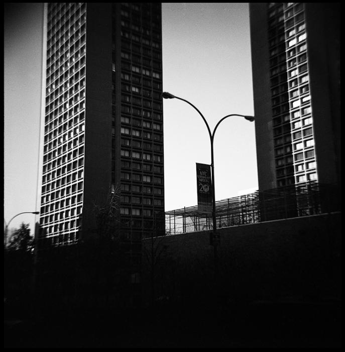 cityscapes - black and white photo