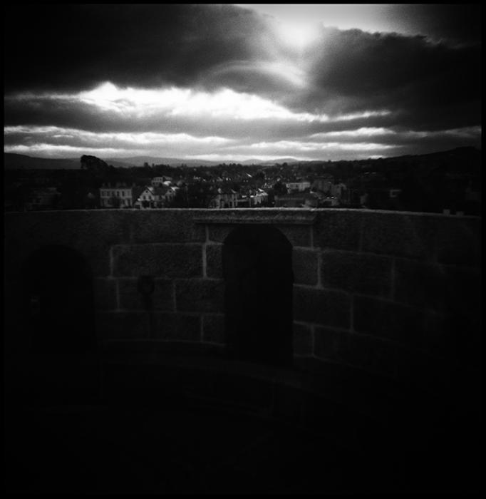 cityscapes - black and white photo
