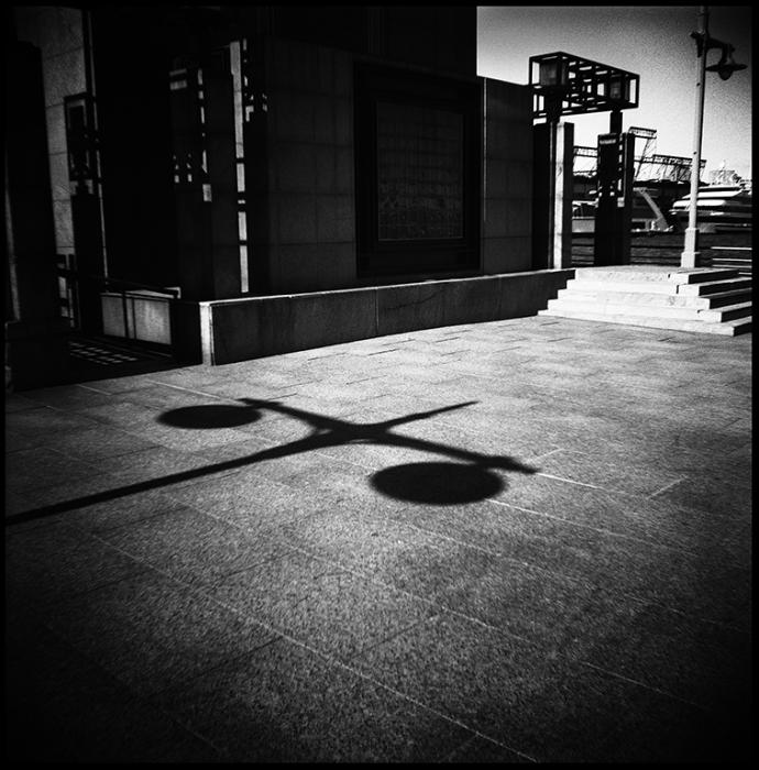 cityscapes - black and white photo