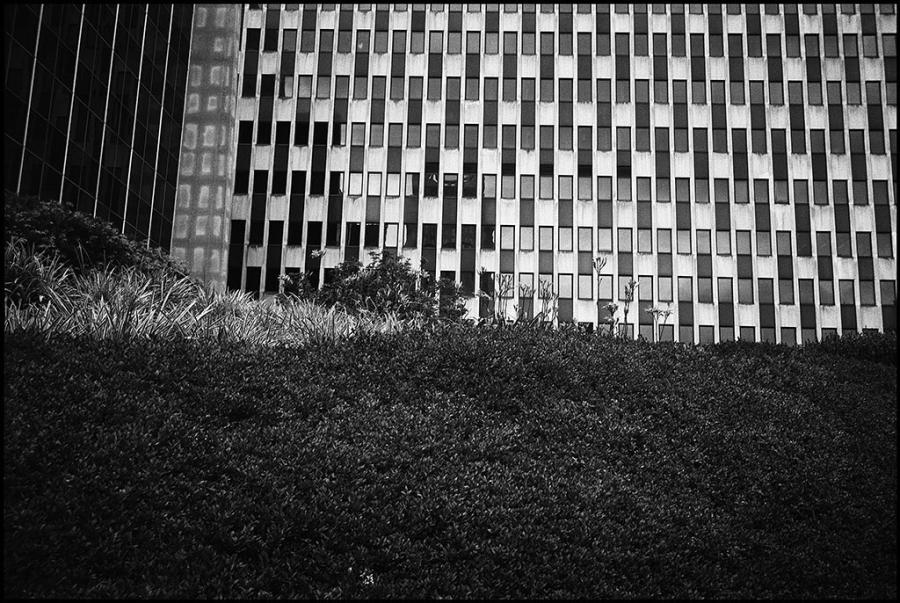 lower east side - black and white photo