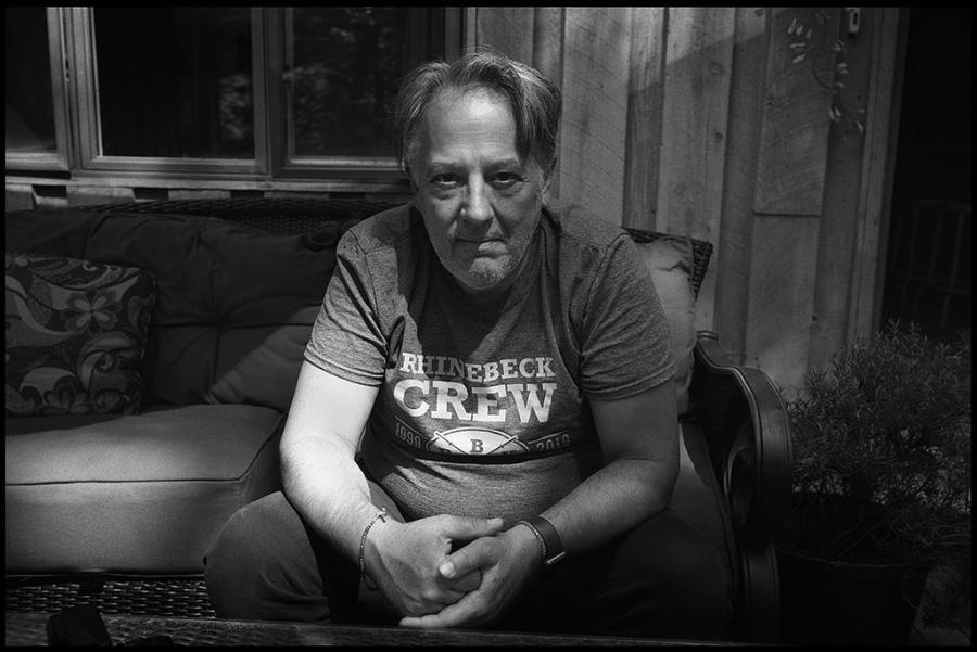 on the road - black and white photo