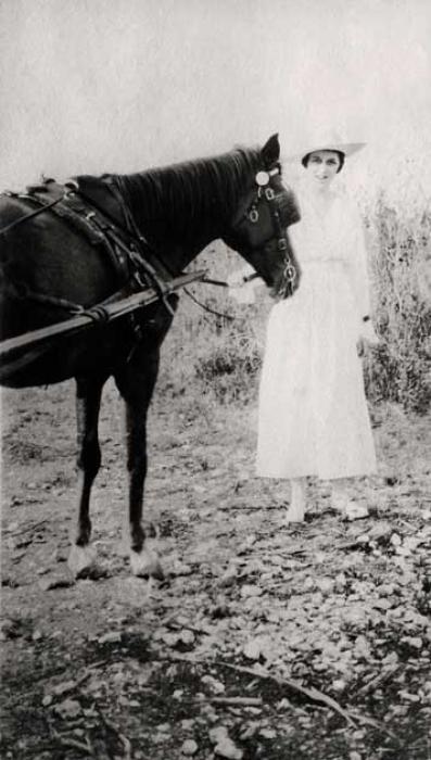 family - black and white photo